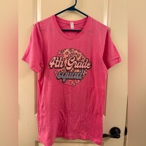 Bella Canvas Fourth Grade Teacher Tee